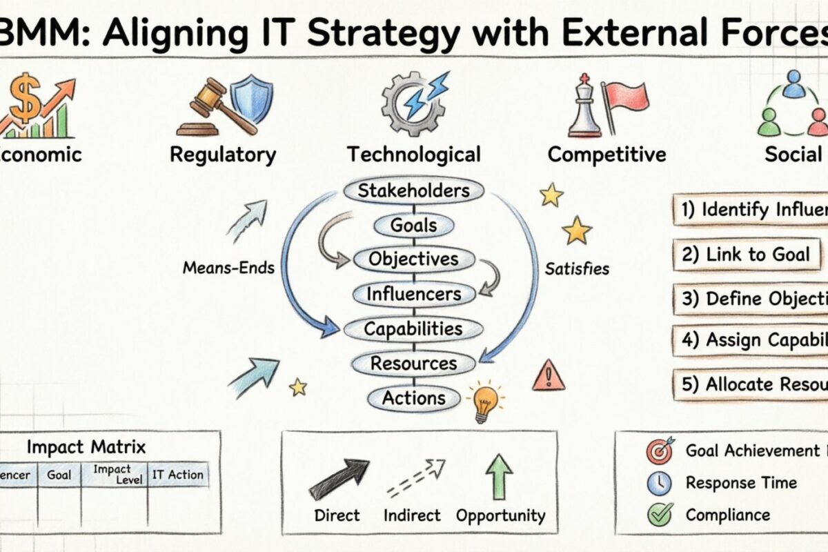 Business Motivation Model: Bewertung externer Einflussfaktoren auf die IT-Strategie