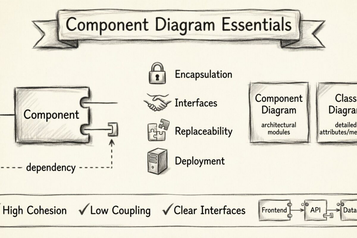 Essenzen des Komponentendiagramms: Was jeder Informatik-Student wissen muss
