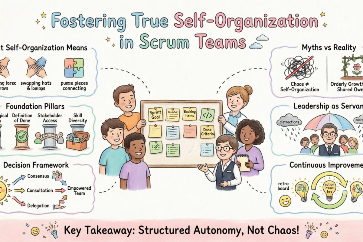 Scrum-Leitfaden: Förderung echter Selbstorganisation in Scrum-Teams