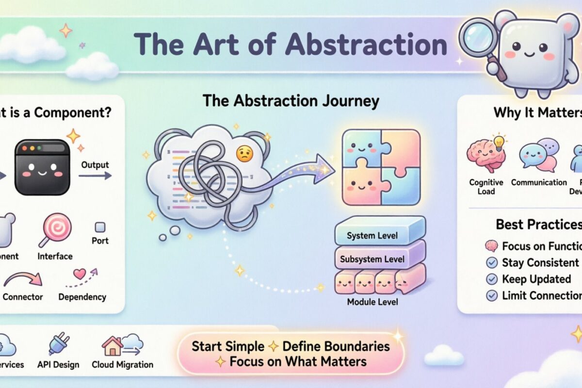 Die Kunst der Abstraktion: Vereinfachung von Systemen mit Komponentendiagrammen Die Kunst der Abstraktion: Vereinfachung von Systemen mit Komponentendiagrammen
