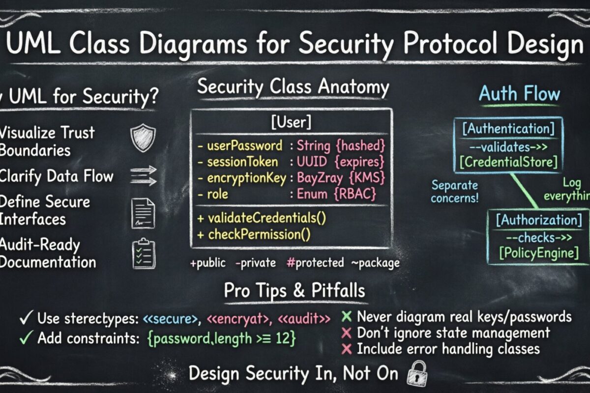 UML-Klassendiagramme für die Sicherheitsprotokollgestaltung