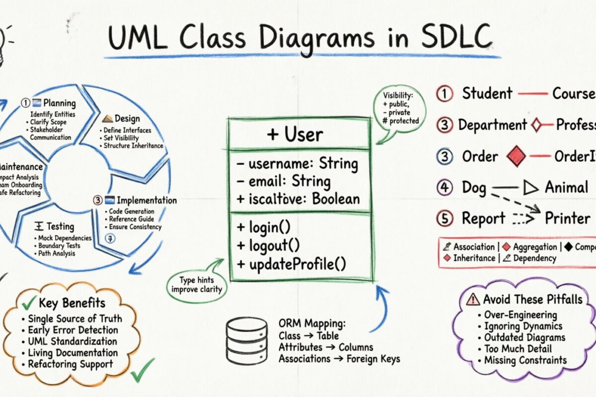 El papel de los diagramas de clases UML en el ciclo de vida del desarrollo de software