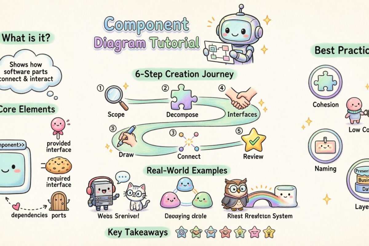 Tutoriel sur les diagrammes de composants : parcours étape par étape pour les étudiants