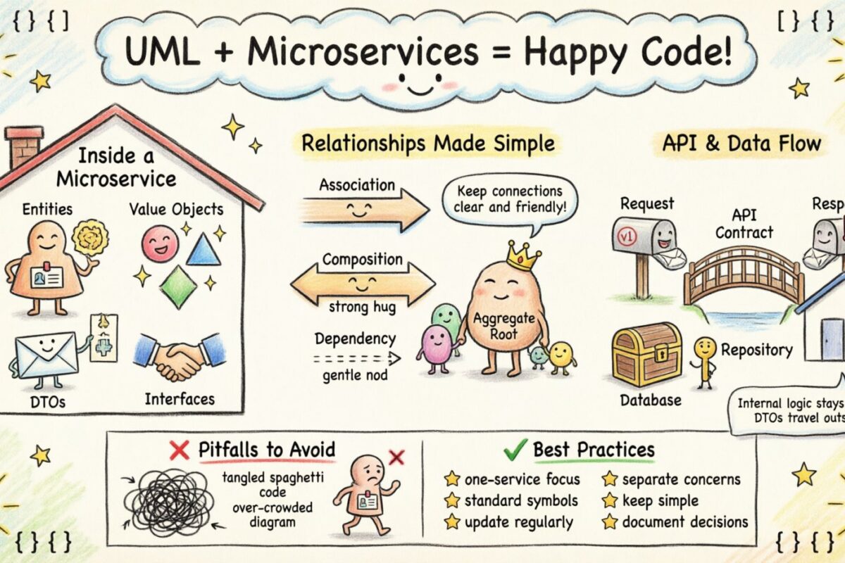 Diagrammes de classes UML pour l’architecture des microservices