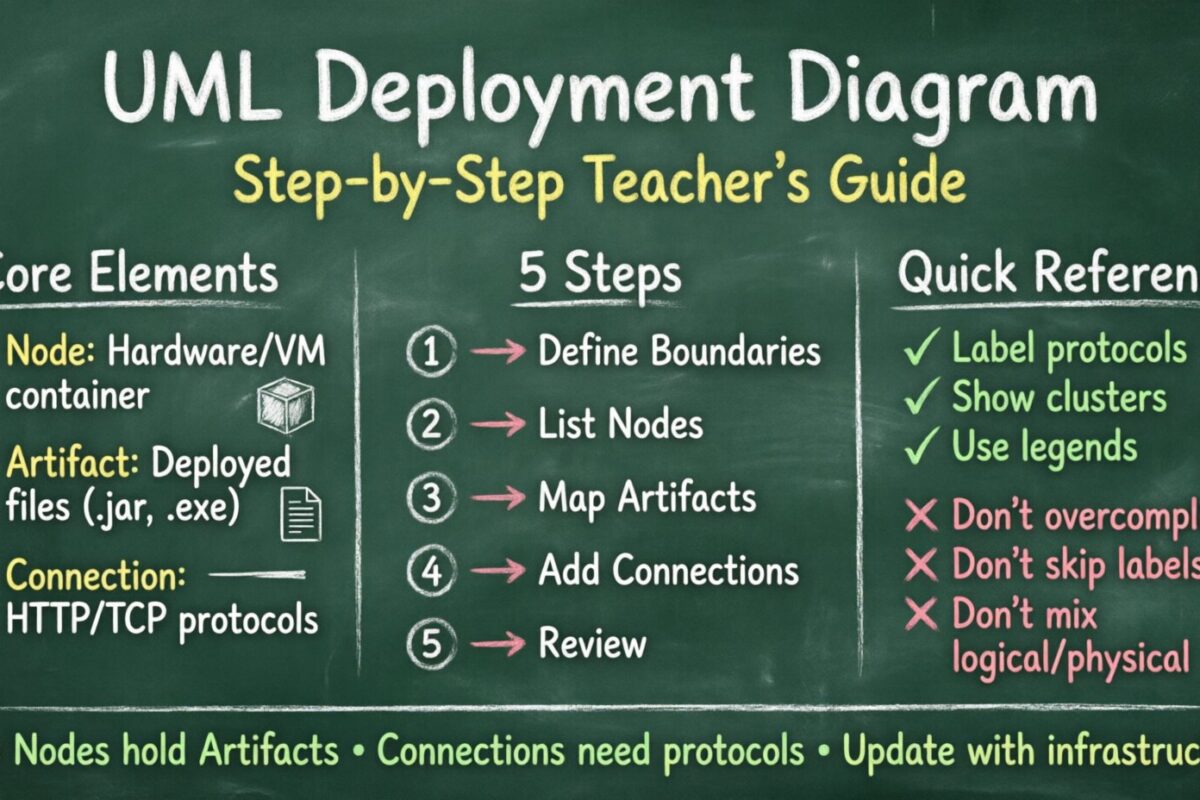 Diagram de déploiement UML : un guide étape par étape pour les développeurs juniors