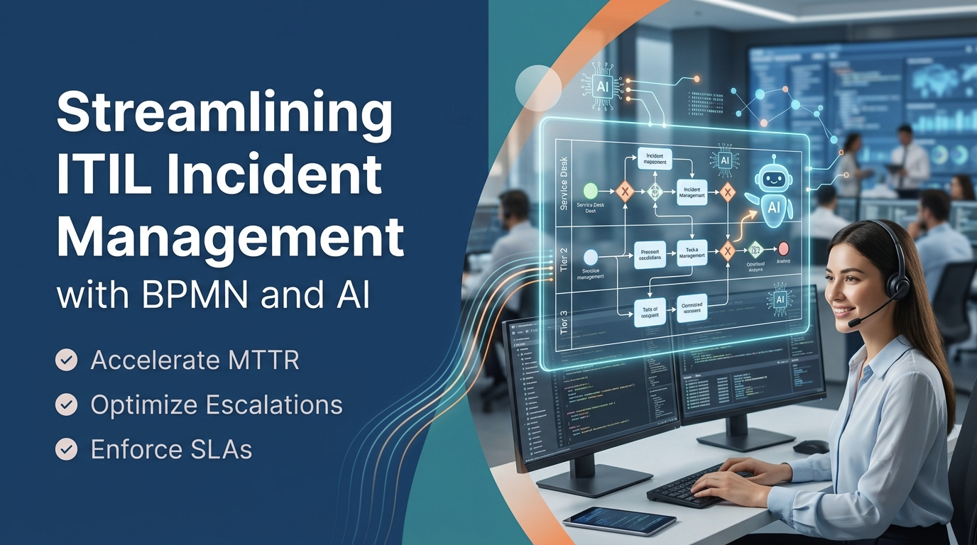 Optimisation de la gestion des incidents ITIL avec le BPMN et l’IA Optimisation de la gestion des incidents ITIL avec le BPMN et l’IA