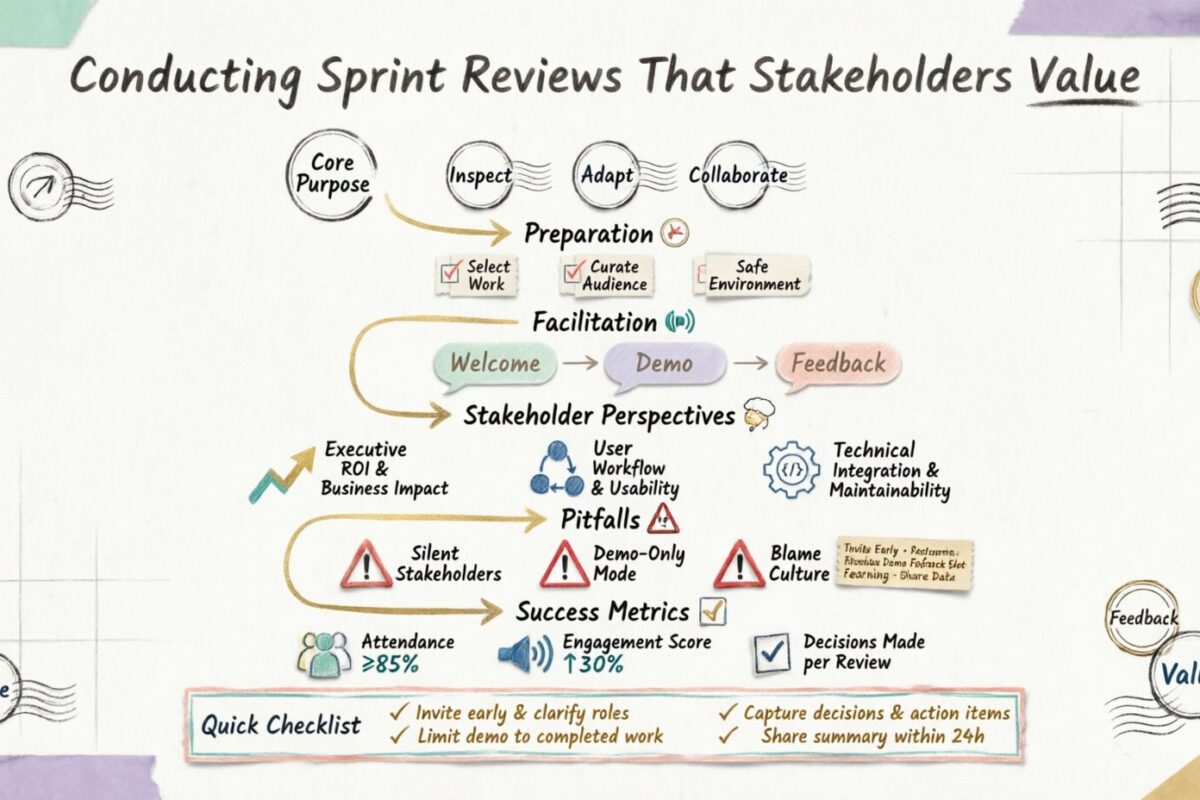 Panduan Scrum: Melakukan Ulasan Sprint yang Dihargai Stakeholder