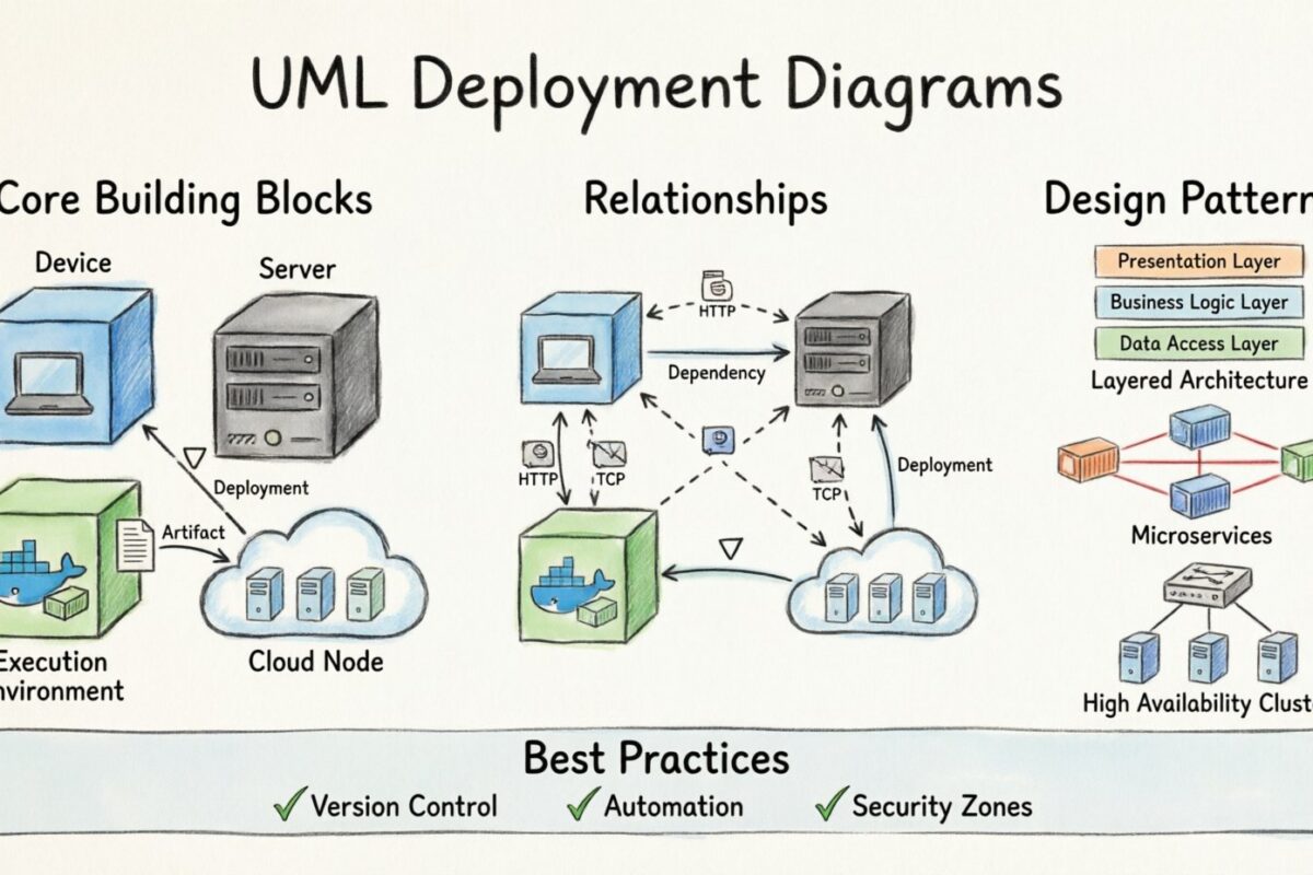 Diagram Penempatan UML: Penjelajahan Mendalam tentang Node, Komponen, dan Hubungan