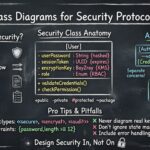 Diagram Kelas UML untuk Desain Protokol Keamanan