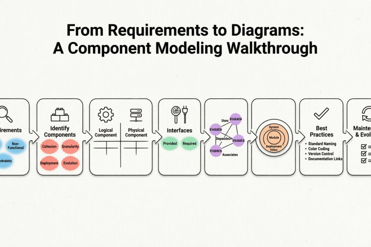 Od wymagań do diagramów: kompletny przewodnik po modelowaniu komponentów