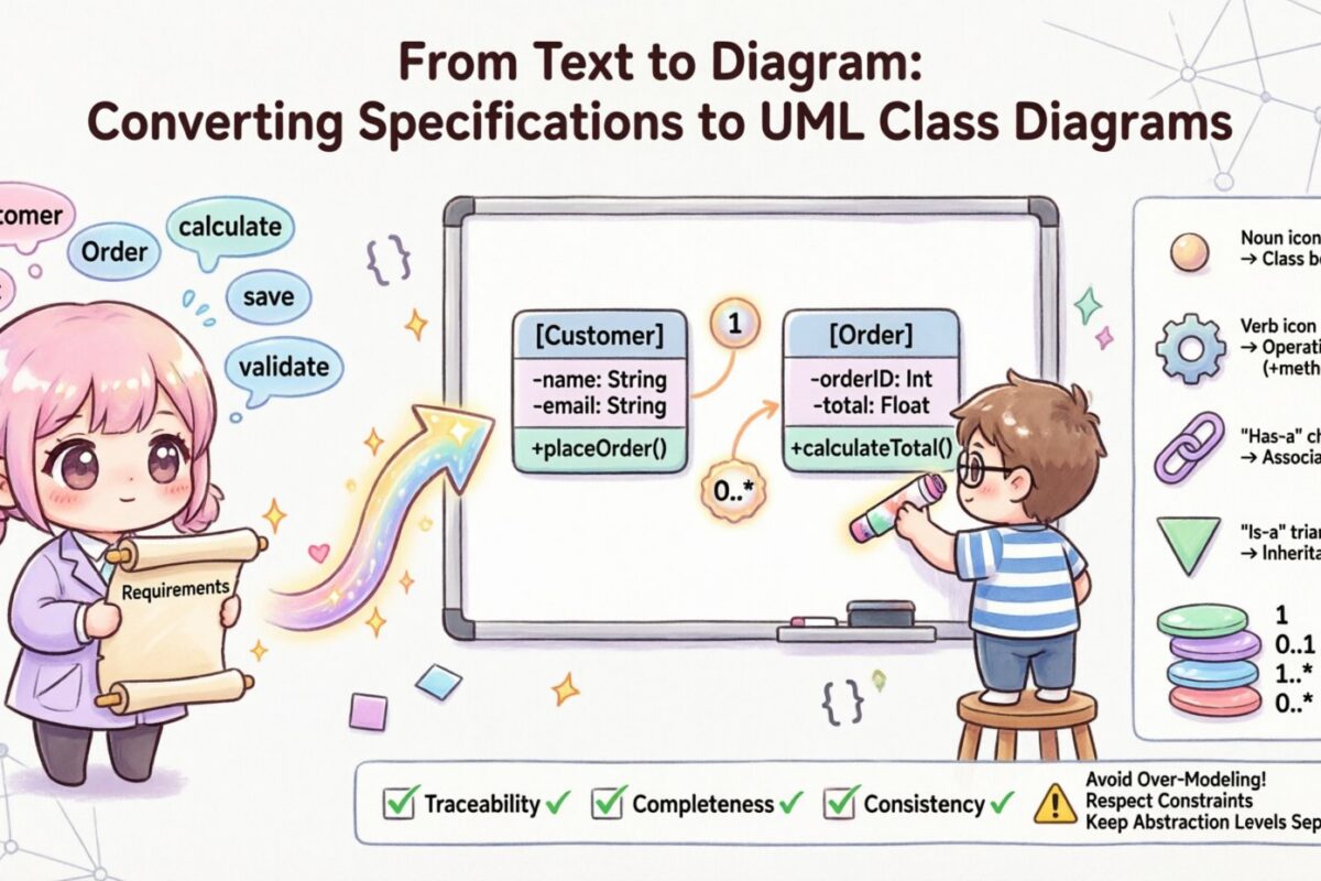 Od tekstu do diagramu: konwersja specyfikacji na diagramy klas UML Od tekstu do diagramu: konwersja specyfikacji na diagramy klas UML