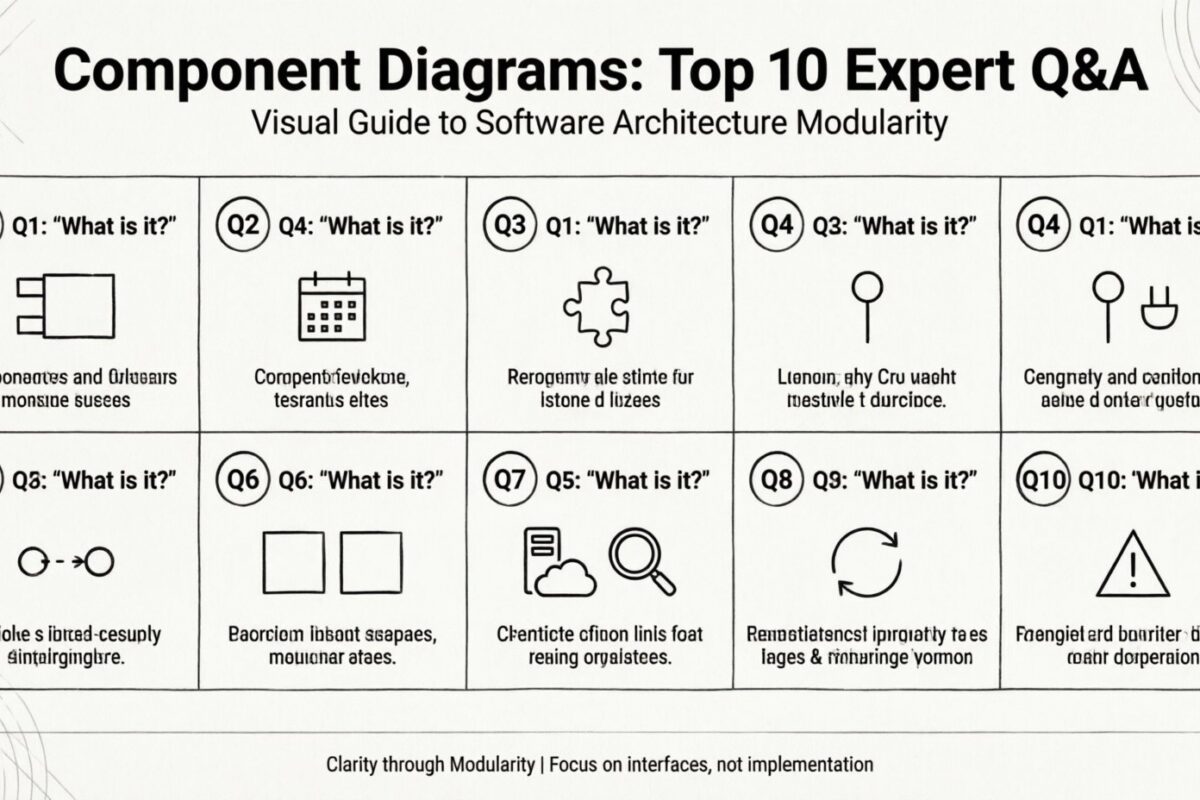 P&R: As 10 Principais Perguntas Sobre Diagramas de Componentes Respondidas por Especialistas