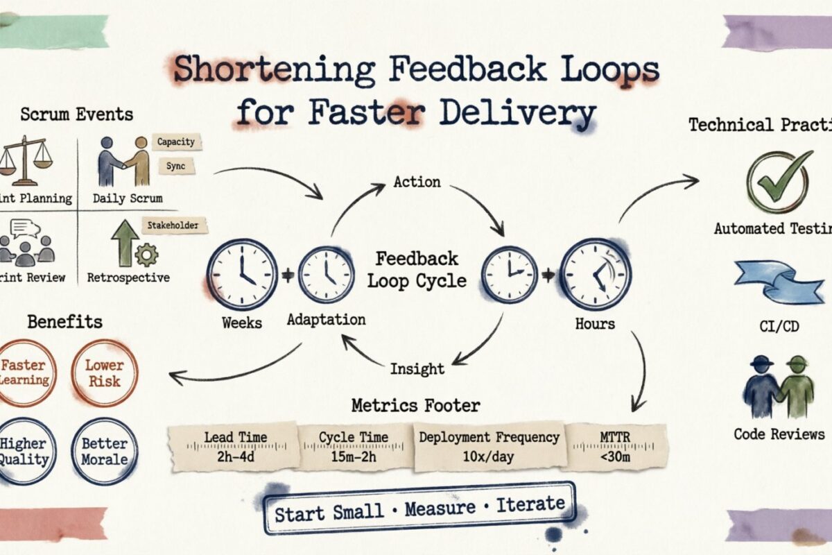 Guia Scrum: Encurtando os Ciclos de Feedback para Entregas Mais Rápidas