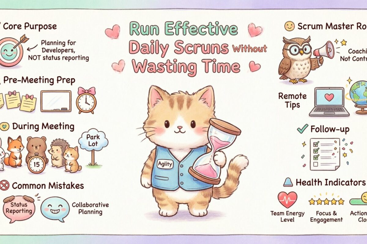 Scrum指南：高效執行每日站會，不浪費時間