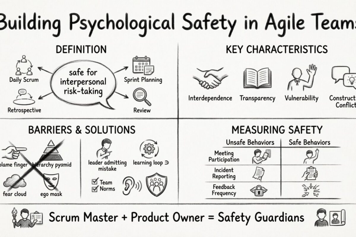 Hướng dẫn Scrum: Xây dựng an toàn tâm lý trong các đội Agile