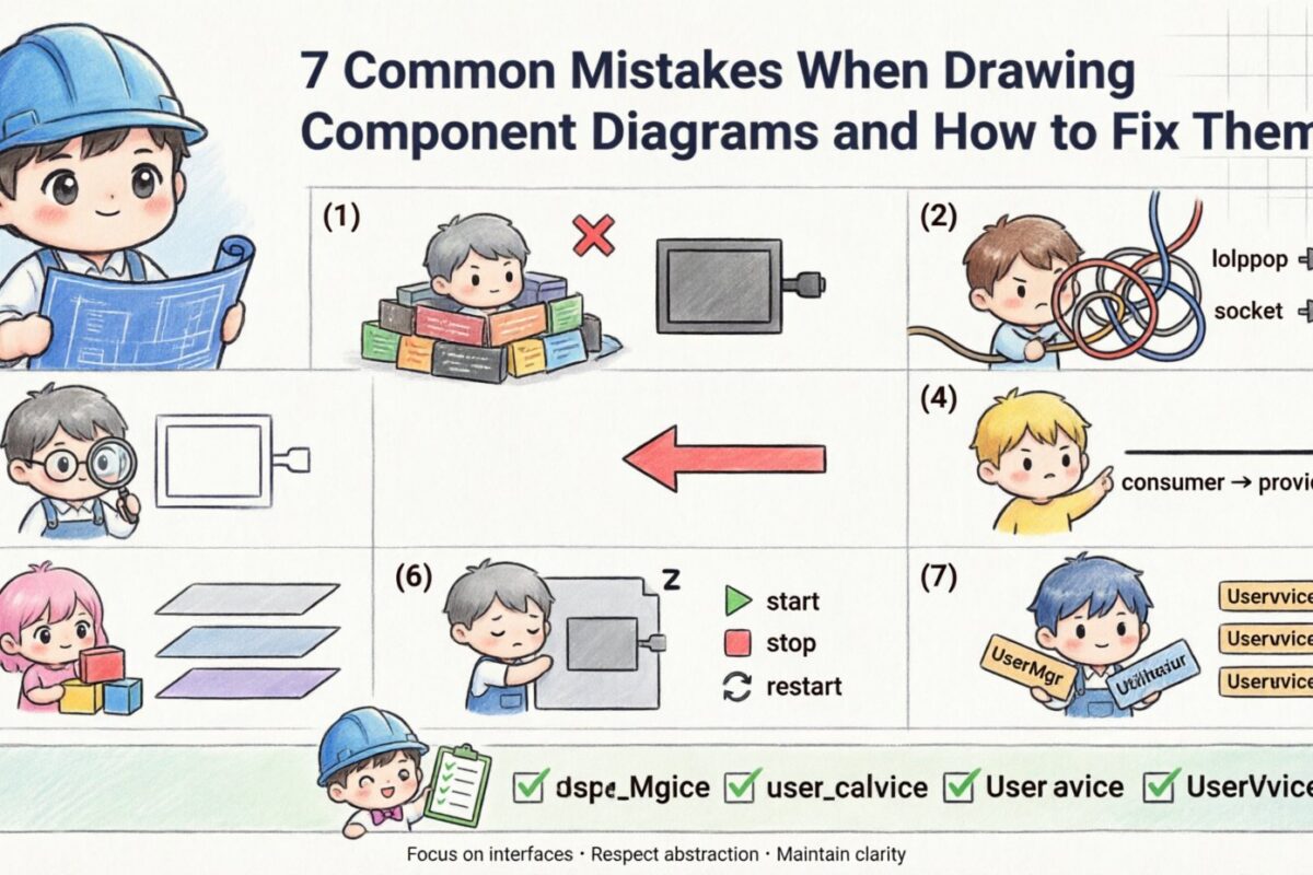 7 Common Mistakes When Drawing Component Diagrams and How to Fix Them 7 Common Mistakes When Drawing Component Diagrams and How to Fix Them