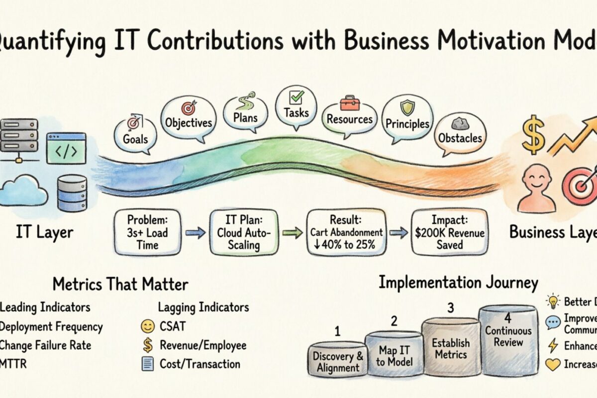 Business Motivation Model: Quantifying IT Contributions to Business Success