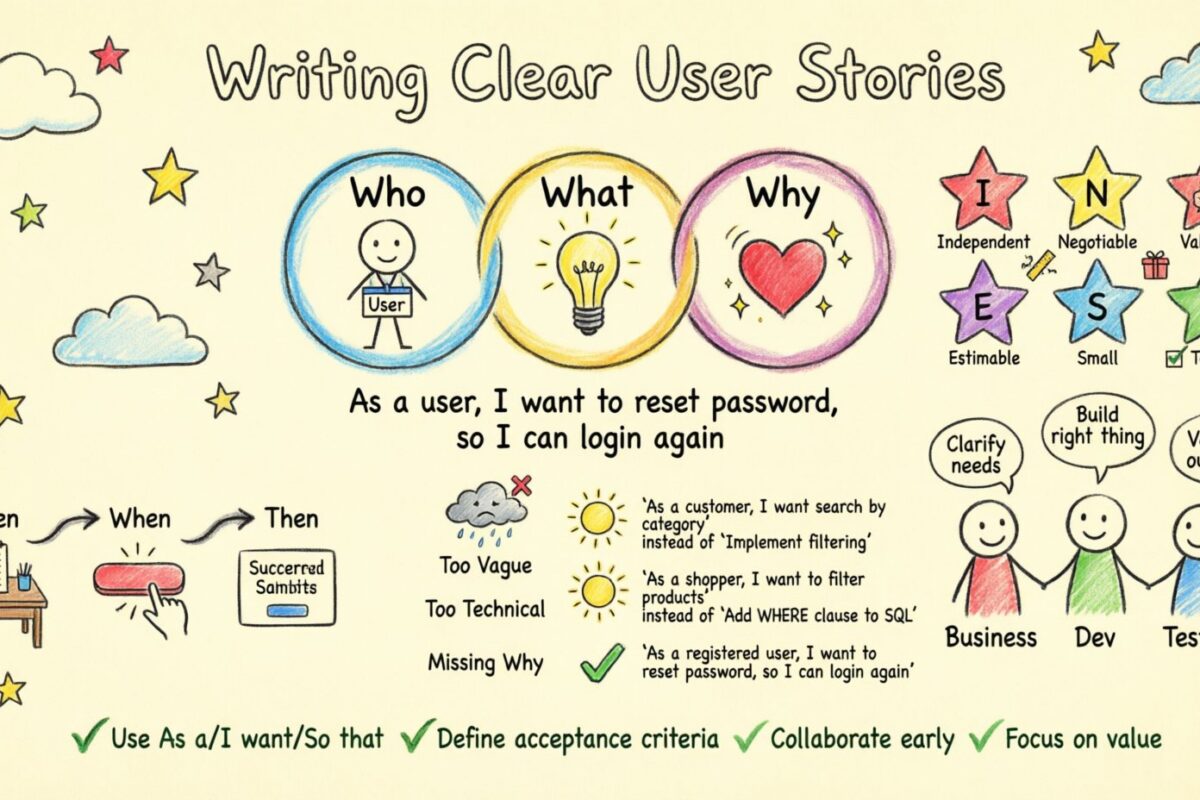 Scrum Guide: Writing Clear User Stories for Development Teams Scrum Guide: Writing Clear User Stories for Development Teams