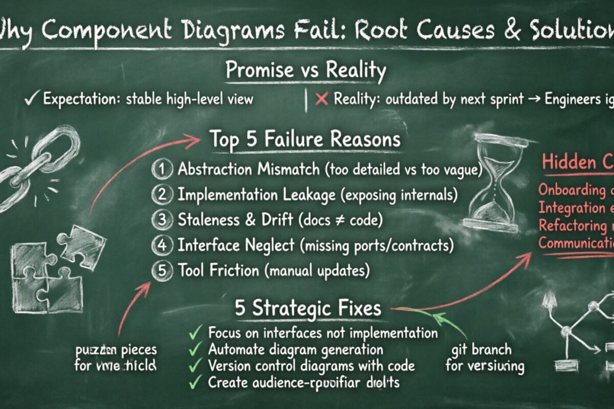 Why Component Diagrams Fail: Root Causes and Solutions Why Component Diagrams Fail: Root Causes and Solutions