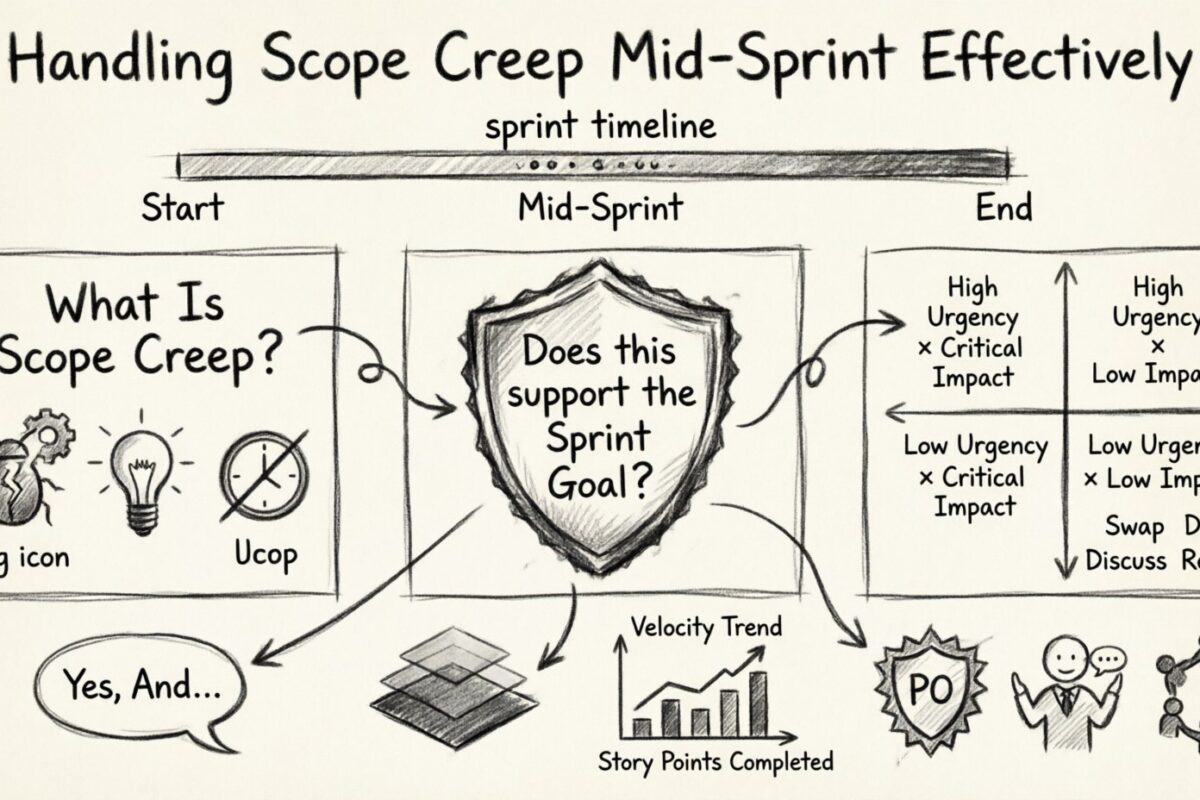 Scrum Guide: Handling Scope Creep Mid-Sprint Effectively Scrum Guide: Handling Scope Creep Mid-Sprint Effectively