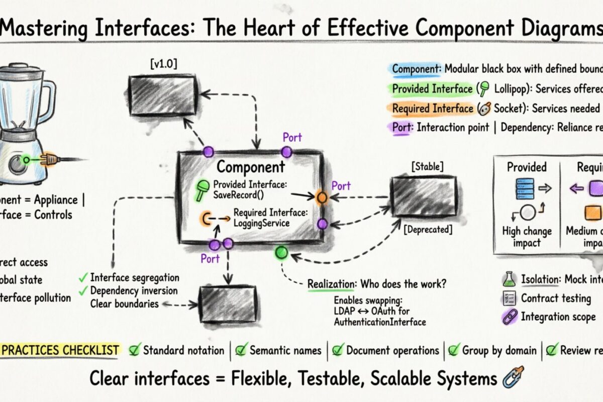 Mastering Interfaces: The Heart of Effective Component Diagrams