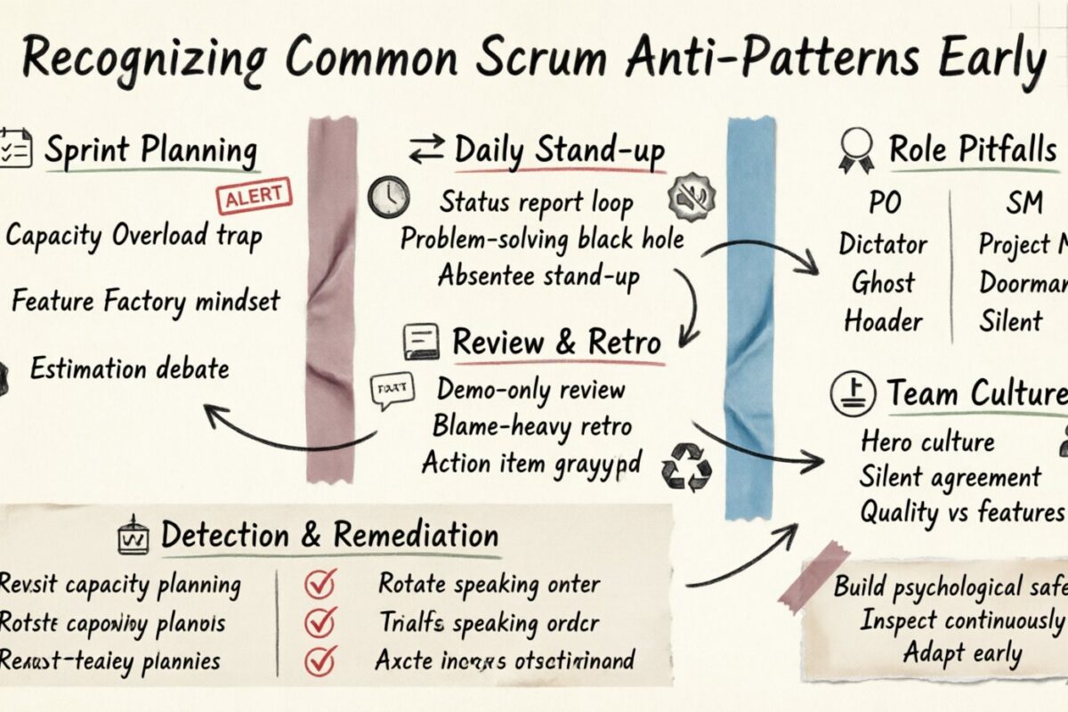 Scrum Guide: Recognizing Common Scrum Anti-Patterns Early