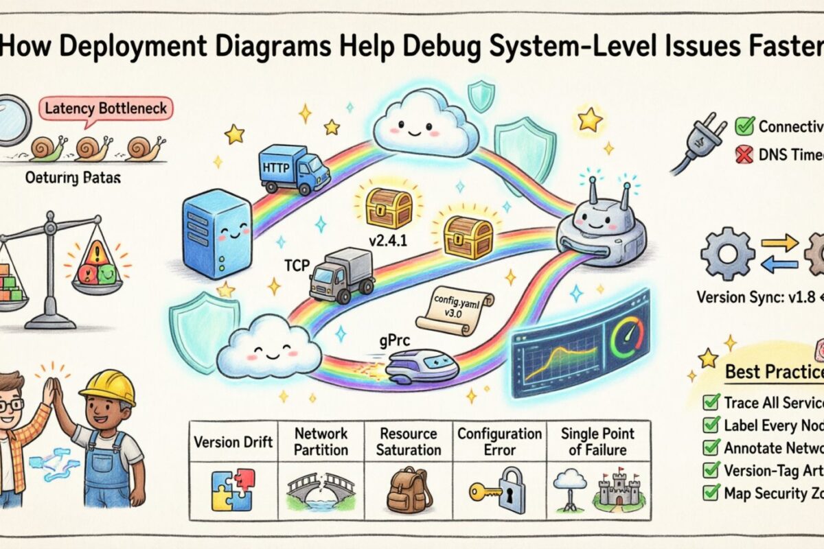 How Deployment Diagrams Help Debug System-Level Issues Faster