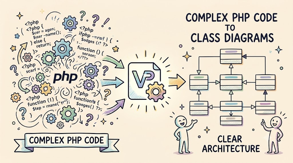 The Ultimate Guide to Visualizing PHP Source Code as UML Class Diagrams with VPasCode The Ultimate Guide to Visualizing PHP Source Code as UML Class Diagrams with VPasCode