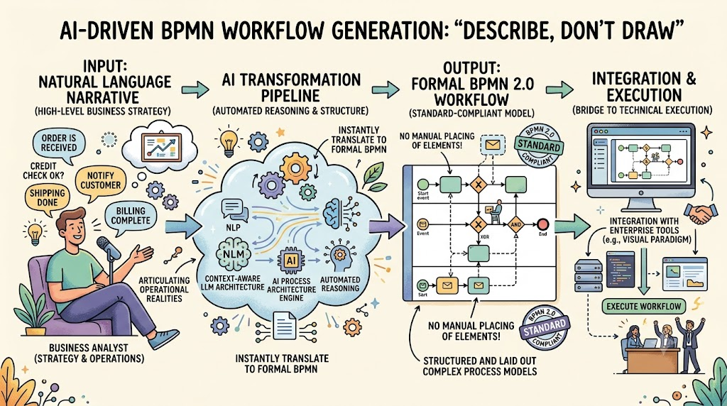 From Narrative to Notation: The AI-Driven Revolution in BPMN 2.0 Modeling From Narrative to Notation: The AI-Driven Revolution in BPMN 2.0 Modeling