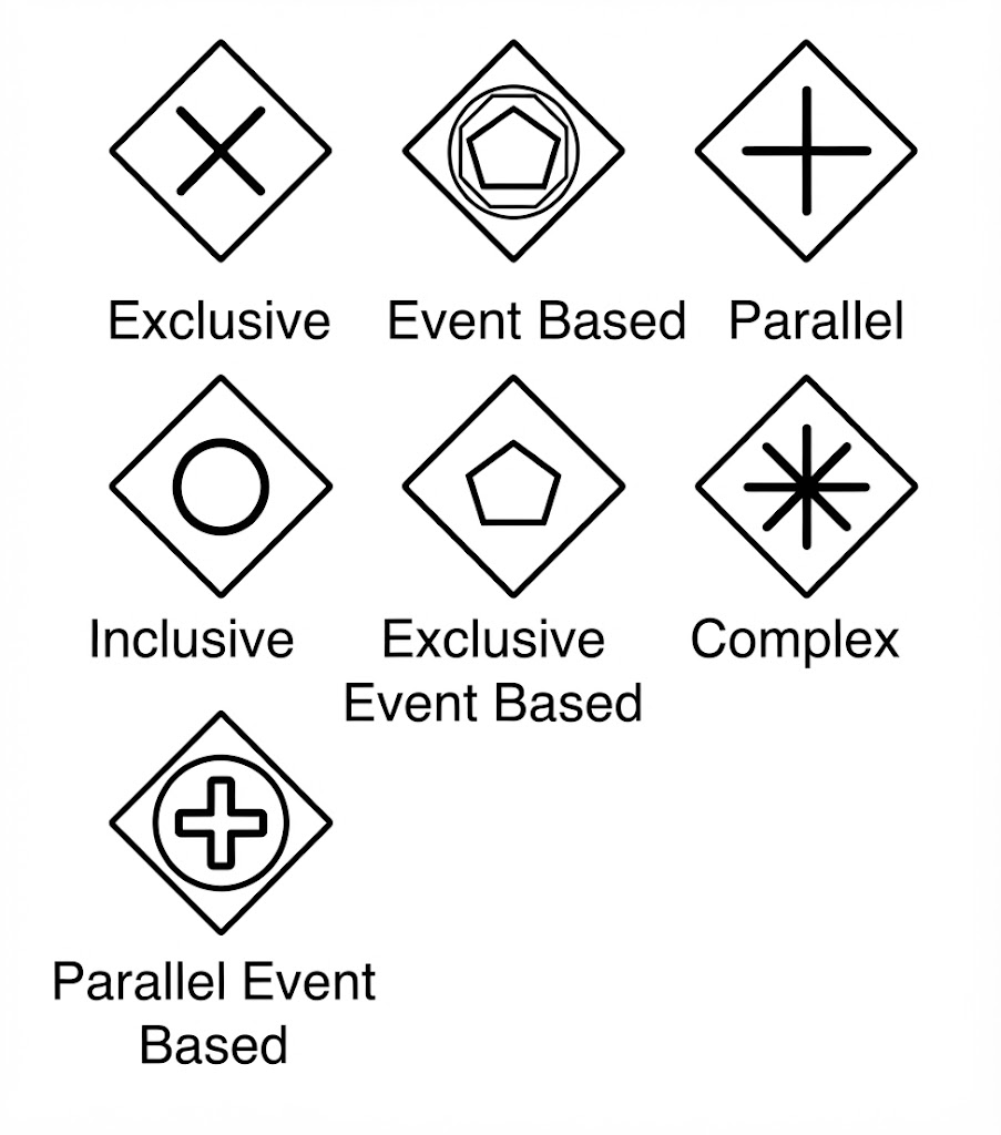 BPMN Modeling: Gateway notation