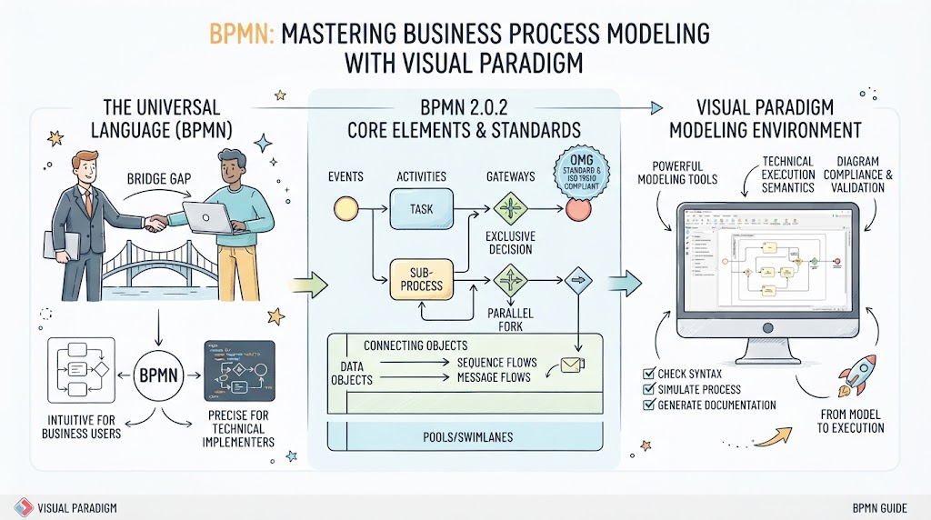 Mastering Business Process Model and Notation (BPMN) with Visual Paradigm: A Comprehensive Guide Mastering Business Process Model and Notation (BPMN) with Visual Paradigm: A Comprehensive Guide